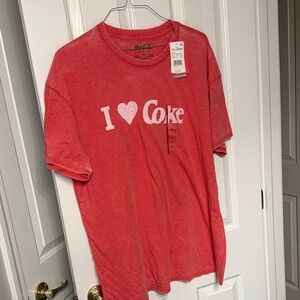 Coca Cola Unisex Tee in Classic Red